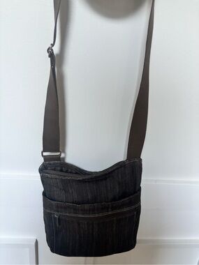 thirty-one Dark Brown Men's Messenger Crossbody Bag